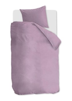 At Home Komplet pościeli sztruksowej "Cosy" w kolorze fioletowym ze sklepu Limango Polska w kategorii Pościele - zdjęcie 188206104