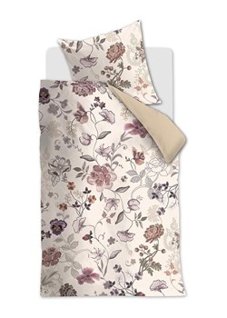 Beddinghouse Komplet pościeli satynowej "Camille" w kolorze biało-fioletowo-beżowym ze sklepu Limango Polska w kategorii Pościele - zdjęcie 188206551