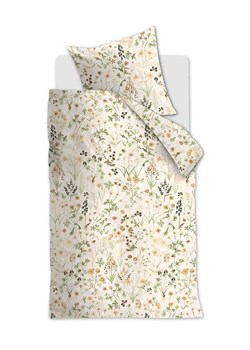 Beddinghouse Komplet pościeli satynowej "Olivia" w kolorze beżowo-zielonym ze sklepu Limango Polska w kategorii Pościele - zdjęcie 188207050