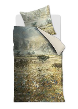 Beddinghouse Komplet pościeli satynowej "Flowerlove" w kolorze zielonym ze sklepu Limango Polska w kategorii Pościele - zdjęcie 188207080