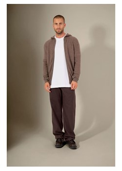 Perfect Cashmere Kaszmirowa bluza "Eldo" w kolorze jasnobązowym ze sklepu Limango Polska w kategorii Bluzy męskie - zdjęcie 188209673