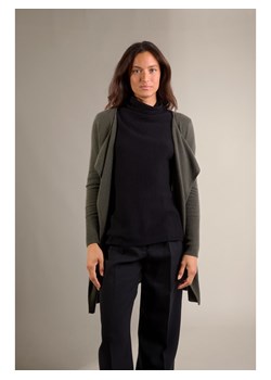 Perfect Cashmere Kaszmirowy kardigan "Abigail" w kolorze khaki ze sklepu Limango Polska w kategorii Swetry damskie - zdjęcie 188209973