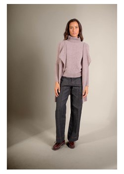 Perfect Cashmere Kaszmirowy kardigan "Abigail" w kolorze fioletowym ze sklepu Limango Polska w kategorii Swetry damskie - zdjęcie 188209991