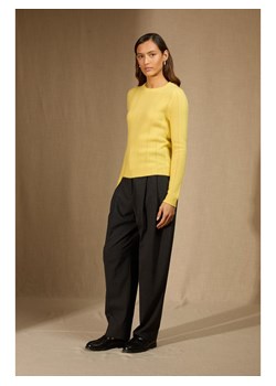 Perfect Cashmere Kaszmirowy sweter "Corva" w kolorze żółtym ze sklepu Limango Polska w kategorii Swetry damskie - zdjęcie 188210103
