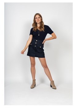 Perfect Cashmere Kaszmirowa koszulka "Efimia" w kolorze granatowym ze sklepu Limango Polska w kategorii Bluzki damskie - zdjęcie 188210150