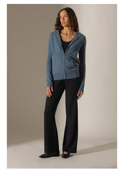Perfect Cashmere Kaszmirowy kardigan "Emma" w kolorze niebieskim ze sklepu Limango Polska w kategorii Swetry damskie - zdjęcie 188210210