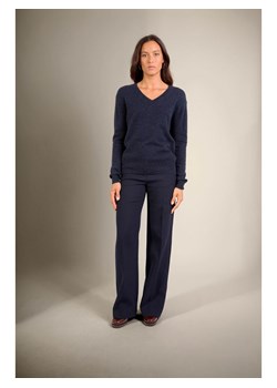 Perfect Cashmere Kaszmirowy sweter "Gardoria" w kolorze granatowym ze sklepu Limango Polska w kategorii Swetry damskie - zdjęcie 188210253