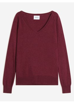 Perfect Cashmere Kaszmirowy sweter "Giusalet" w kolorze bordowym ze sklepu Limango Polska w kategorii Swetry damskie - zdjęcie 188210273