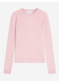 Perfect Cashmere aszmirowy sweter "Kylie" w kolorze jasnobrązowym ze sklepu Limango Polska w kategorii Swetry damskie - zdjęcie 188210350