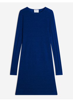 Perfect Cashmere Kaszmirowa sukienka "Lola" w kolorze granatowym ze sklepu Limango Polska w kategorii Sukienki - zdjęcie 188210403