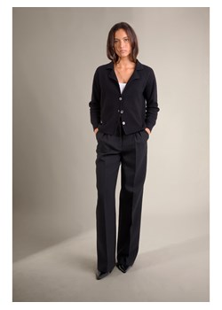 Perfect Cashmere Kaszmirowy kardigan "Nessa" w kolorze czarnym ze sklepu Limango Polska w kategorii Swetry damskie - zdjęcie 188210510