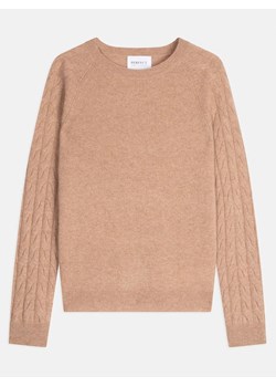 Perfect Cashmere Kaszmirowy sweter "Sorella" w kolorze beżowym ze sklepu Limango Polska w kategorii Swetry damskie - zdjęcie 188210632