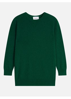 Perfect Cashmere Kaszmirowy sweter "Vanessa" w kolorze ciemnozielonym ze sklepu Limango Polska w kategorii Swetry damskie - zdjęcie 188210691