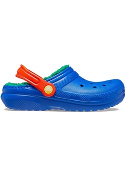 Crocs Chodaki "Blue Bolt" w kolorze niebiesko-pomarańczowym ze sklepu Limango Polska w kategorii Klapki dziecięce - zdjęcie 188214462