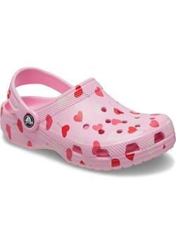 Crocs Chodaki "Classic VDay" w kolorze czerwono-jasnoróżowym ze sklepu Limango Polska w kategorii Klapki dziecięce - zdjęcie 188214490