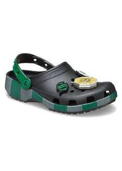 Crocs Chodaki "Slytherin" w kolorze czarno-zielonym ze sklepu Limango Polska w kategorii Klapki dziecięce - zdjęcie 188214503