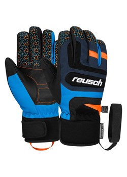 Reusch Rękawiczki funkcyjne "Chris" w kolorze niebiesko-czarnym ze sklepu Limango Polska w kategorii Rękawiczki dziecięce - zdjęcie 188217050
