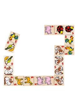 Goki Domino "Animal motives" - 3+ ze sklepu Limango Polska w kategorii Zabawki - zdjęcie 188218251