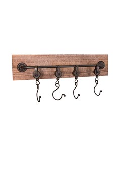 Anticline Wieszak ścienny w kolorze brązowym - 50 x 12 x 8 cm ze sklepu Limango Polska w kategorii Szafy - zdjęcie 188218492