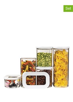 Mepal Pojemniki (5 szt.) w kolorze białym ze sklepu Limango Polska w kategorii Pojemniki kuchenne - zdjęcie 188218613