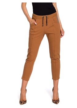 made of emotion Spodnie w kolorze jasnobrązowym ze sklepu Limango Polska w kategorii Spodnie damskie - zdjęcie 188218743