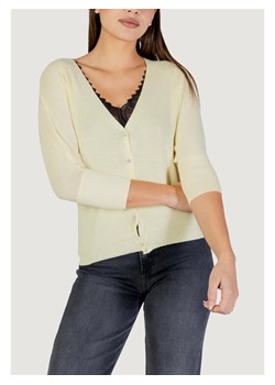 Morgan De Toi Kardigan 251-MBATSI Żółty Casual Fit ze sklepu MODIVO w kategorii Swetry damskie - zdjęcie 188220040