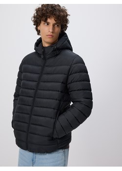 Reserved - Pikowana kurtka z kapturem - czarny ze sklepu Reserved w kategorii Kurtki męskie - zdjęcie 188220482