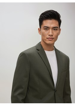 Reserved - Marynarka slim fit - oliwkowy ze sklepu Reserved w kategorii Marynarki męskie - zdjęcie 188220511