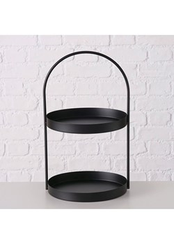 Boltze Etażerka "Joko" w kolorze czarnym - wys. 44 cm ze sklepu Limango Polska w kategorii Misy i tace dekoracyjne - zdjęcie 188221824