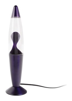 Leitmotiv Lampa lawa "Rocket" w kolorze fioletowym - wys. 41,4 x Ø 10,8 cm ze sklepu Limango Polska w kategorii Oświetlenie - zdjęcie 188221862