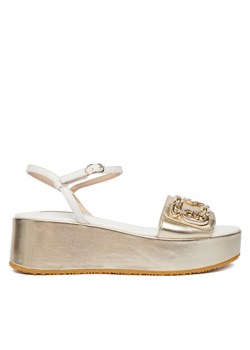 Liu Jo Sandały Flo 01 SA6137 PX026 Złoty ze sklepu MODIVO w kategorii Sandały damskie - zdjęcie 188222674