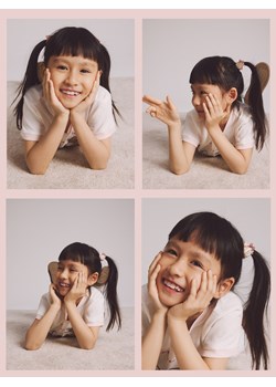 Reserved - Gumki do włosów Pusheen 6 pack - wielobarwny ze sklepu Reserved w kategorii Gumki do włosów - zdjęcie 188223493