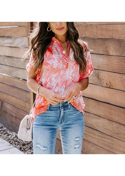 LA Angels Bluzka w kolorze czerwono-pomarańczowo-białym ze sklepu Limango Polska w kategorii Bluzki damskie - zdjęcie 188223681