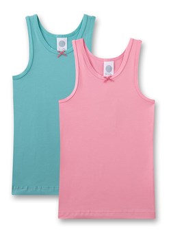 Sanetta Podkoszulki (2 szt.) w kolorze błękitnym i jasnoróżowym ze sklepu Limango Polska w kategorii Podkoszulki dziecięce - zdjęcie 188224051
