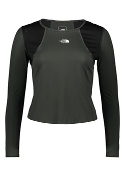 The North Face Koszulka funkcyjna w kolorze oliwkowo-czarnym ze sklepu Limango Polska w kategorii Bluzki damskie - zdjęcie 188224100