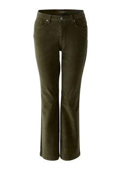 Oui Spodnie sztruksowe w kolorze khaki ze sklepu Limango Polska w kategorii Spodnie damskie - zdjęcie 188224243