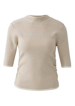 Oui Sweter w kolorze biało-jasnobrązowym ze sklepu Limango Polska w kategorii Swetry damskie - zdjęcie 188224281