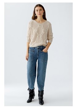 Oui Sweter w kolorze beżowym ze sklepu Limango Polska w kategorii Swetry damskie - zdjęcie 188224803