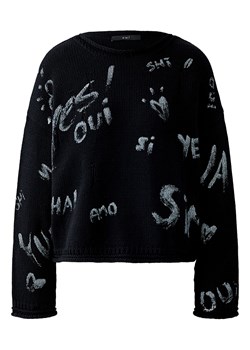 Oui Sweter w kolorze czarno-kremowym ze sklepu Limango Polska w kategorii Swetry damskie - zdjęcie 188224851