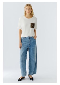 Oui Koszulka w kolorze kremowym ze sklepu Limango Polska w kategorii Bluzki damskie - zdjęcie 188224864