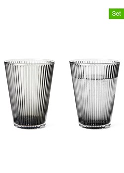 Rosendahl Szklanki (2 szt.) "Nouveau" w kolorze szarym - 360 ml ze sklepu Limango Polska w kategorii Naczynia - zdjęcie 188225442