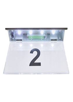 Lifa Living Numer domu podświetlany solarną lampą LED - 18,5 x 19 x 5 cm ze sklepu Limango Polska w kategorii Oświetlenie - zdjęcie 188225910