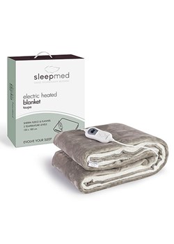 Lifa Living Koc elektryczny w kolorze szarobrązowo-białym - 180 x 130 cm ze sklepu Limango Polska w kategorii Tekstylia - zdjęcie 188226274