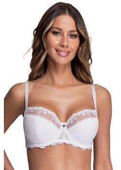 Ava 1030 Biustonosz półusztywniany, biały ze sklepu kontri.pl w kategorii Biustonosze - zdjęcie 188226770