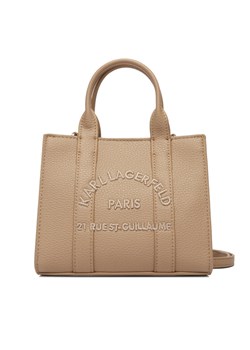 Torebka KARL LAGERFELD B1W30042 Brązowy ze sklepu eobuwie.pl w kategorii Kuferki - zdjęcie 188227282
