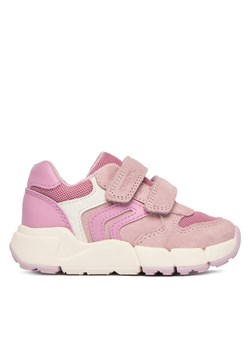 Sneakersy Geox B Flexyper Mini Girl B656NA 01422 C8314 M Różowy ze sklepu eobuwie.pl w kategorii Buty sportowe dziecięce - zdjęcie 188227292
