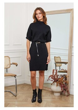 Joséfine Sukienka dzianinowa "Beka" w kolorze czarnym ze sklepu Limango Polska w kategorii Sukienki - zdjęcie 188227921