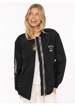 Zwillingsherz Kurtka "Wild At Heart" w kolorze czarnym ze sklepu Limango Polska w kategorii Kurtki damskie - zdjęcie 188228273