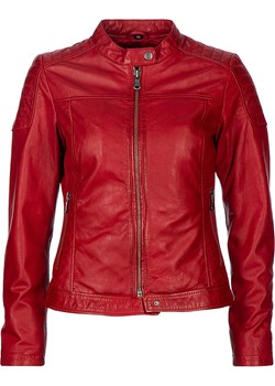 7eleven Skórzana kurtka "Stylla" w kolorze czerwonym ze sklepu Limango Polska w kategorii Kurtki damskie - zdjęcie 188228300