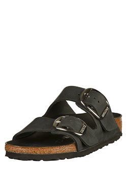 Birkenstock Skórzane klapki "Arizona" w kolorze czarnym ze sklepu Limango Polska w kategorii Klapki damskie - zdjęcie 188228302